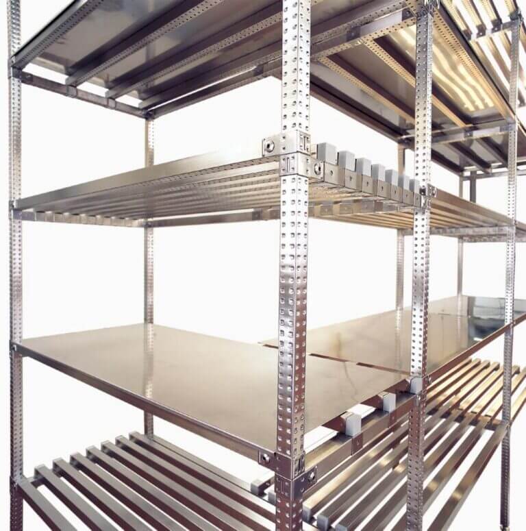 REGAŁ ZE STALI NIERDZEWNEJ