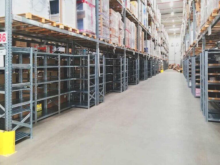 regały półkowe magazynowe paletowe CBTC