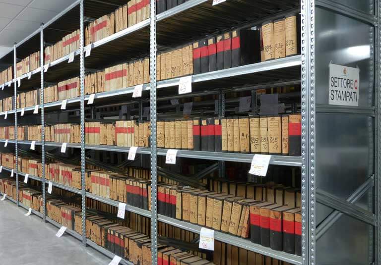 regały półkowe do archiwum cbtc metalsistem