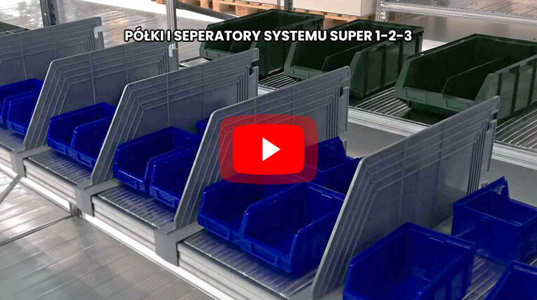 regały półkowe ocynkowane regał grawitacyjny regały półkowe cbtc akcesoria do regałów akcesoria półkowe regał półkowy