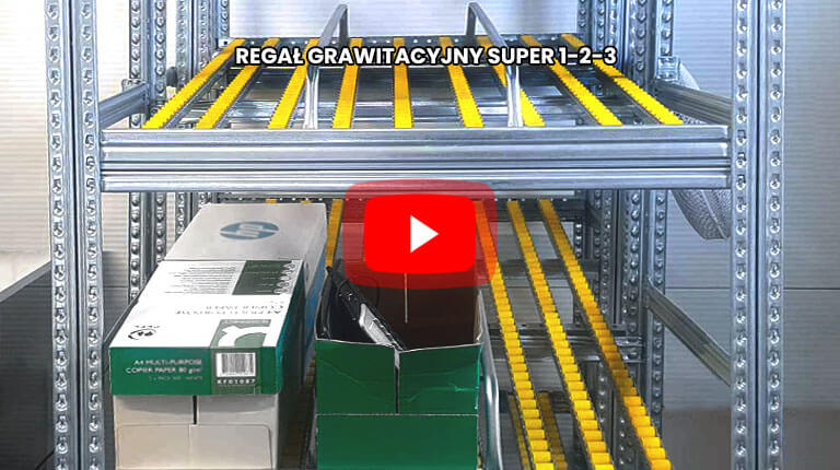 regały półkowe ocynkowane regał grawitacyjny regały półkowe cbtc akcesoria do regałów akcesoria półkowe regał półkowy