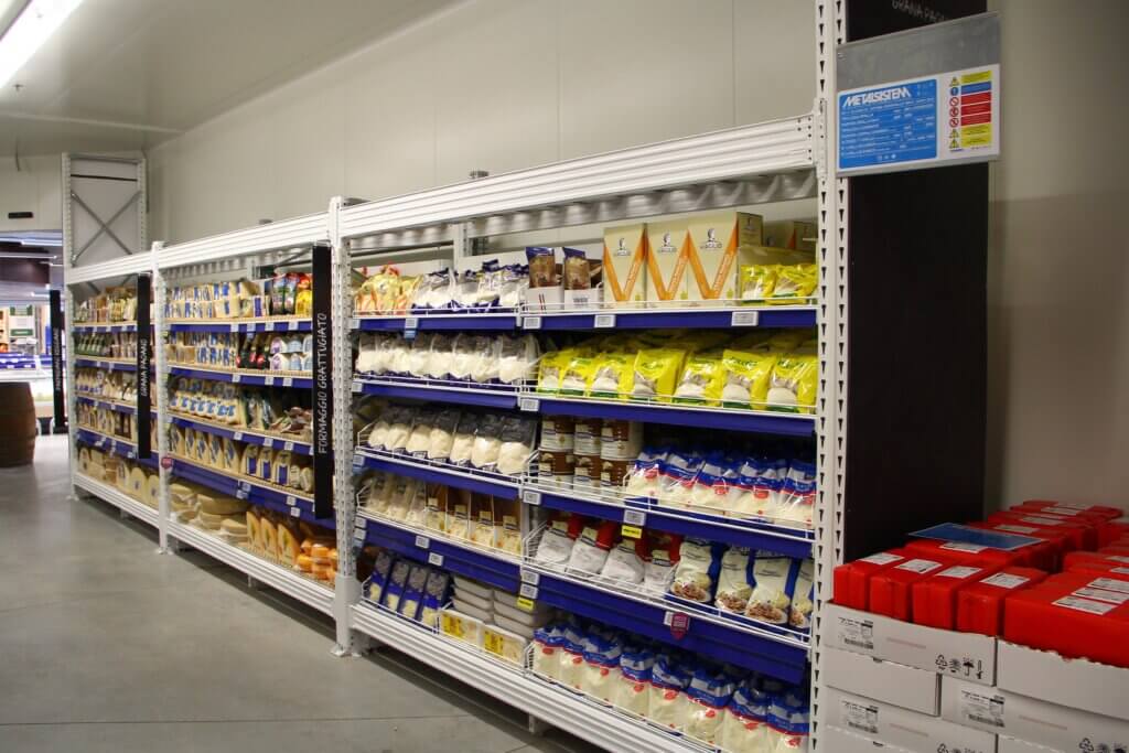 Regały dla branży spożywczej