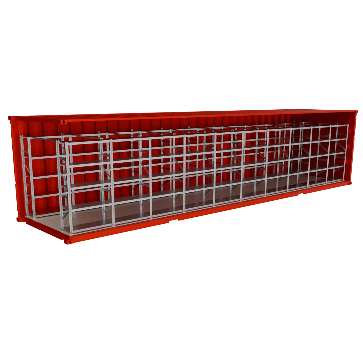 Regały do kontenera morskiego