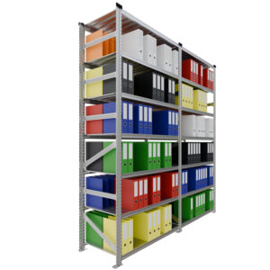 Metalowy regał archiwalny