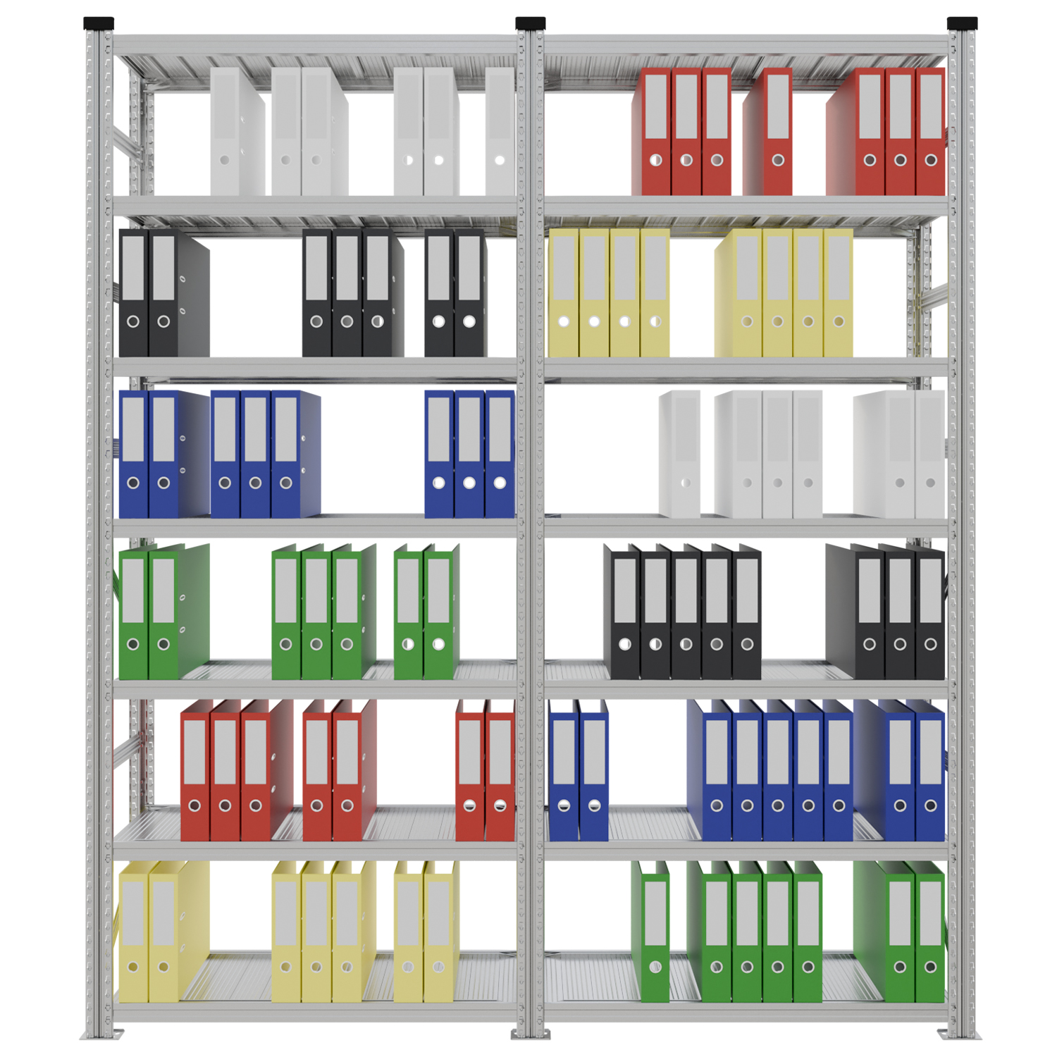 Regał do archiwum na segregatory