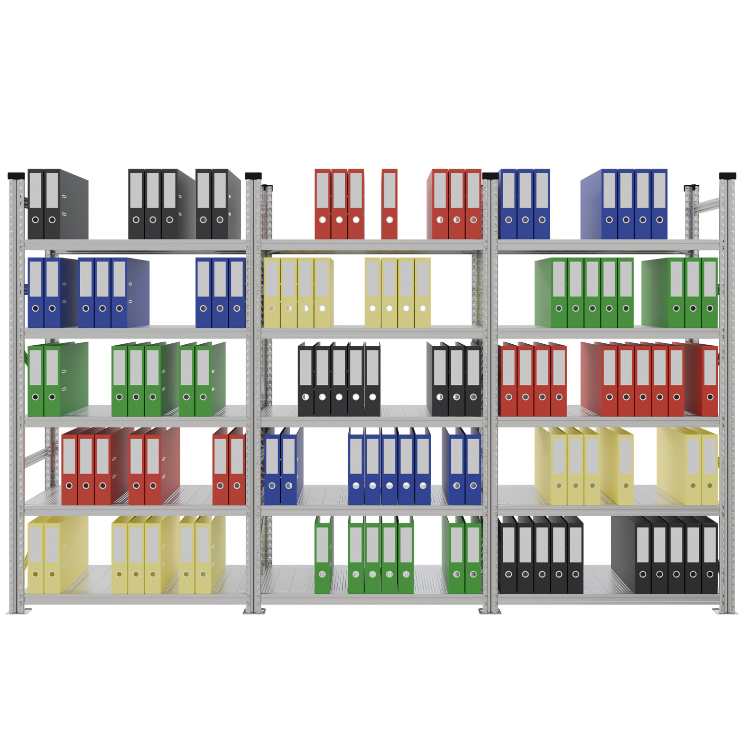 Regał do archiwum na segregatory