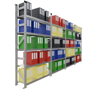 Regał do archiwum na segregatory