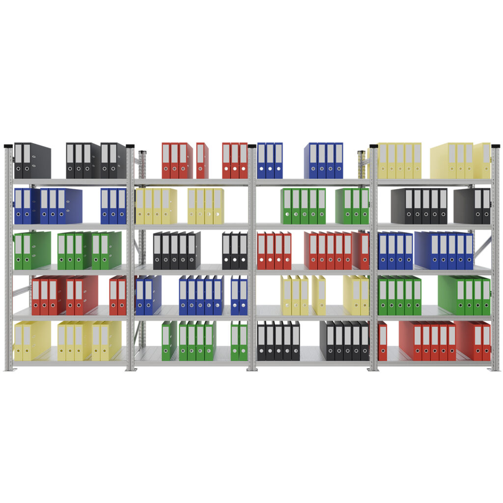 Regał do archiwum na segregatory