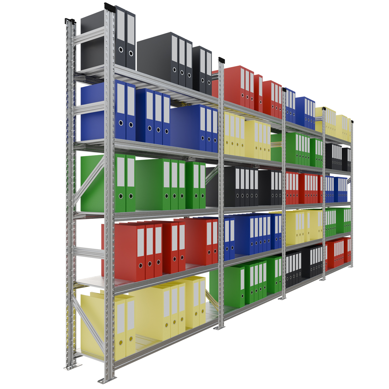 Regał do archiwum na segregatory