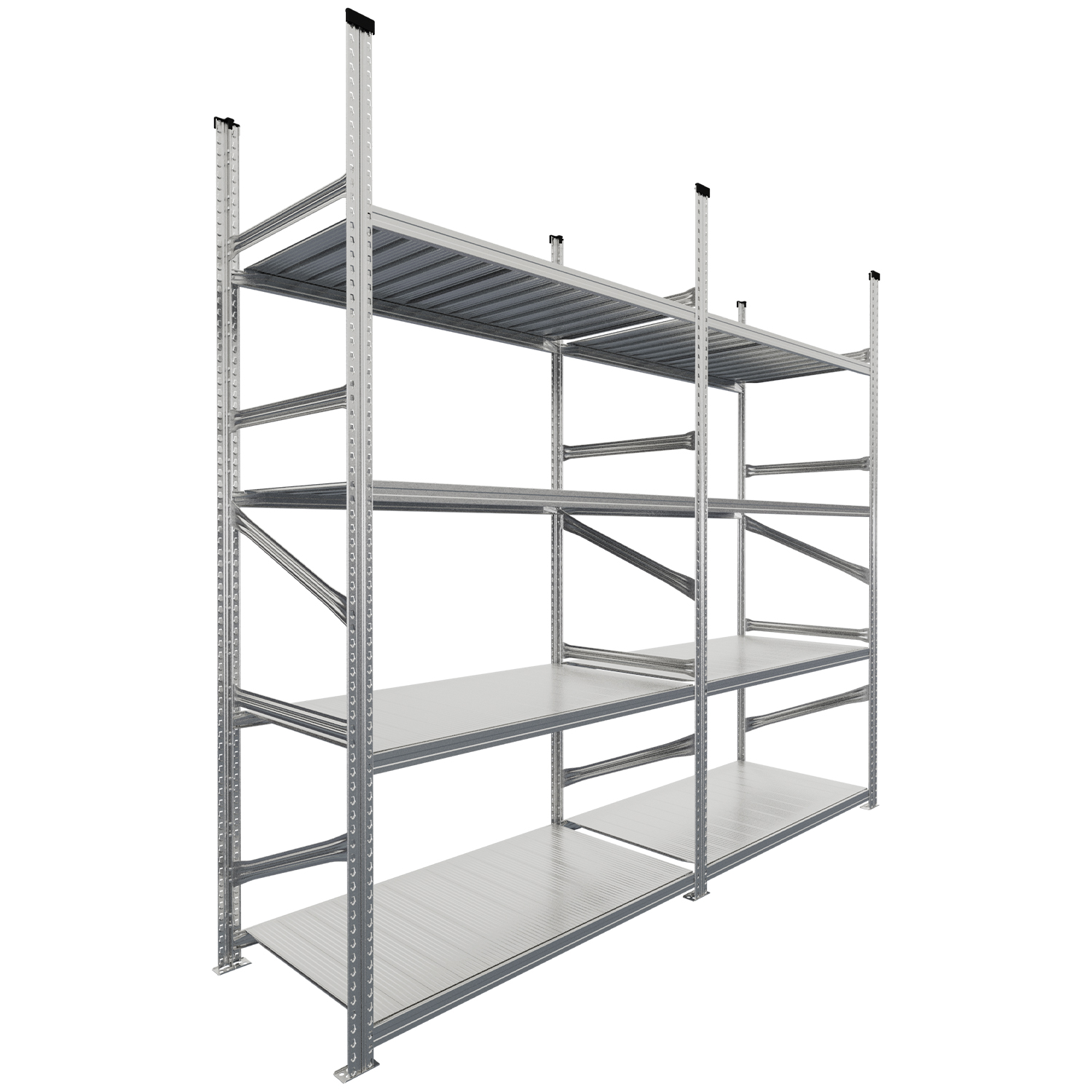 Wysoki regał magazynowy