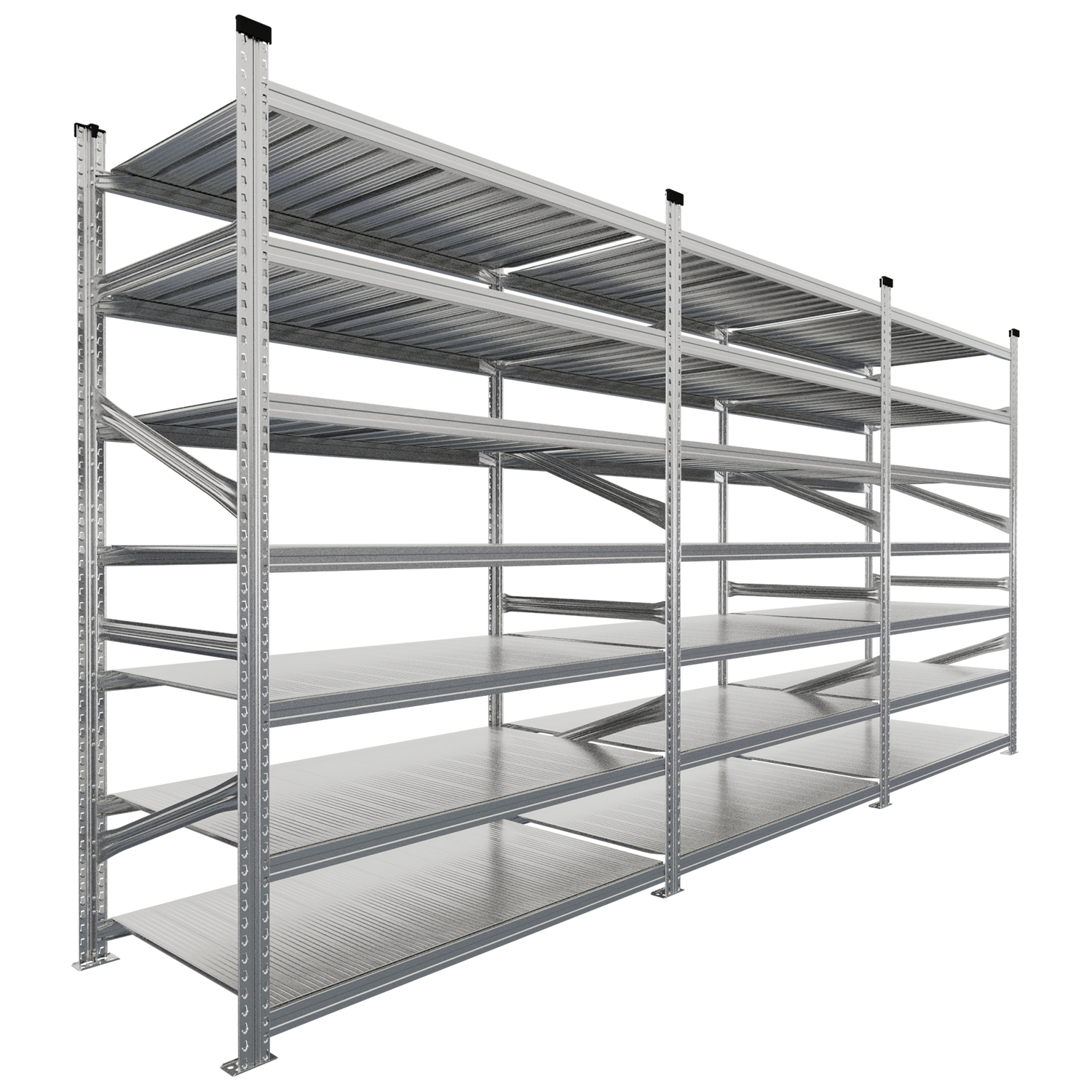 Regał magazynowy cynkowany