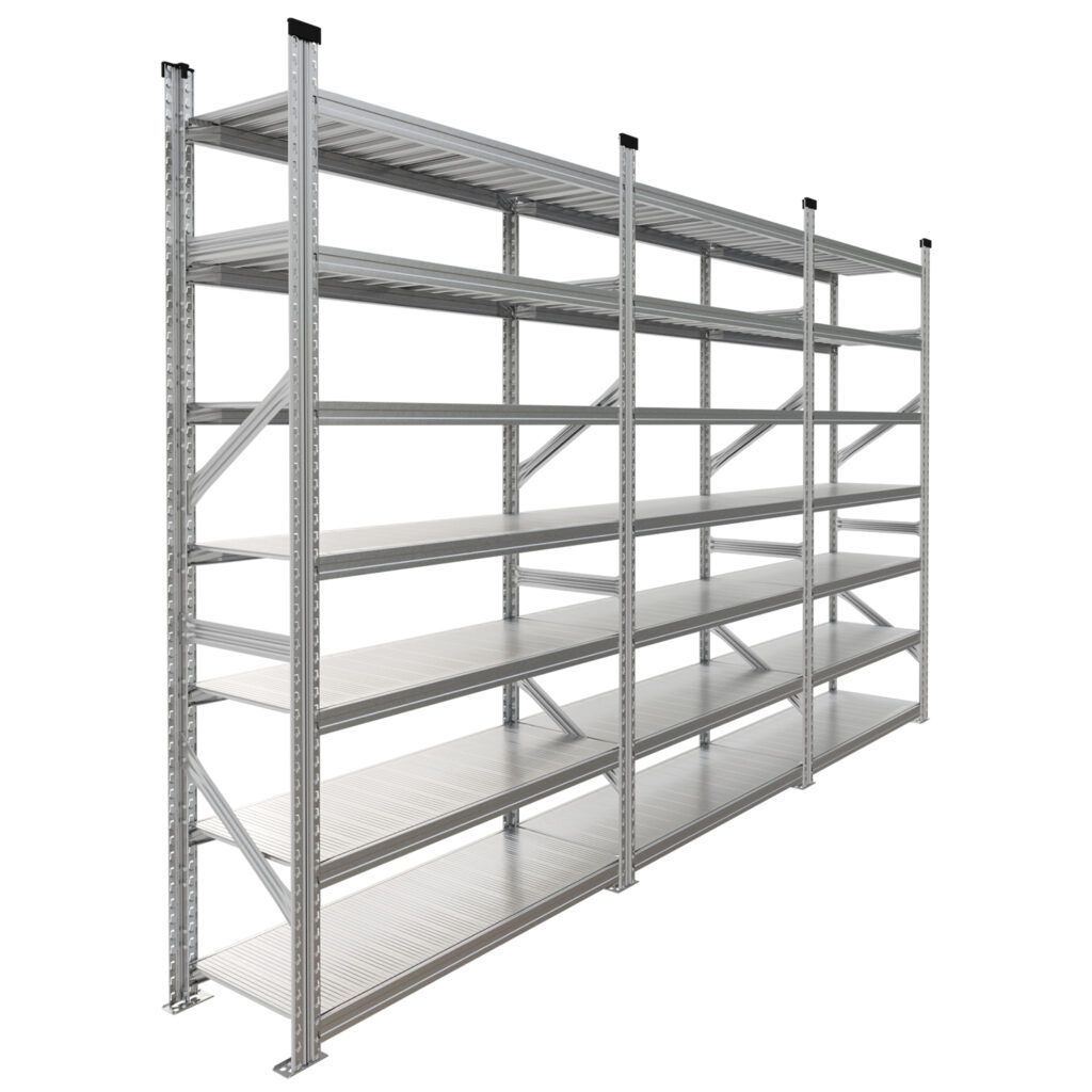 Regał magazynowy cynkowany