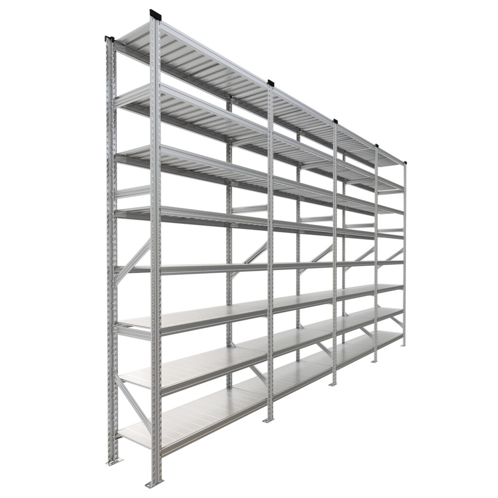 Pojemny regał półkowy magazynowy