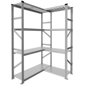 Regał narożny metalowy