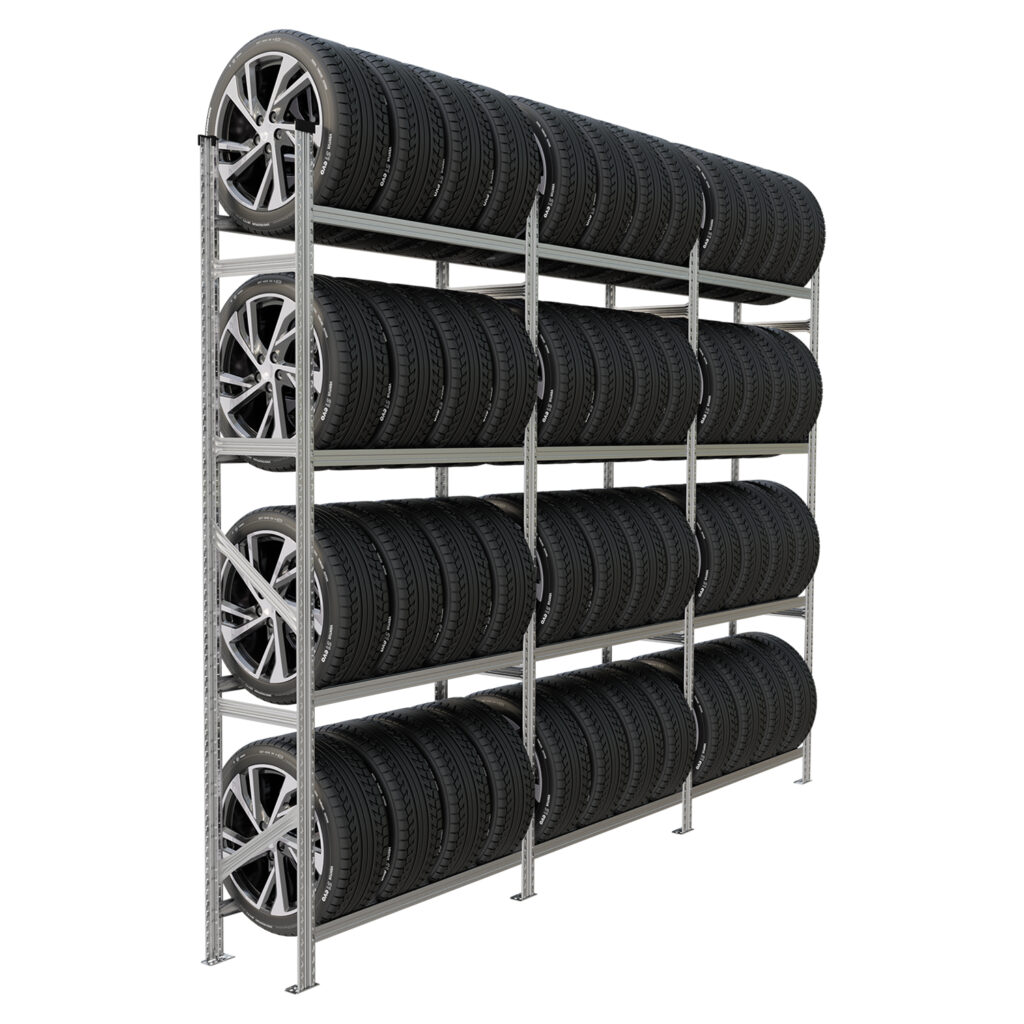Duży regał na opony