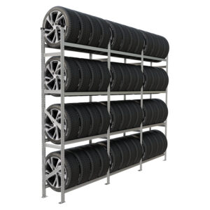 Duży regał na opony
