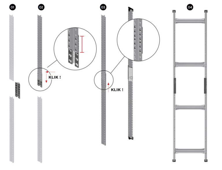 System regałów do domowego użytku
