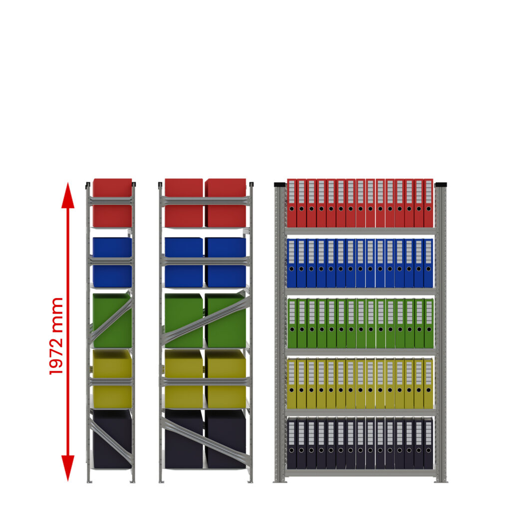 Regały do archiwum na segregatory