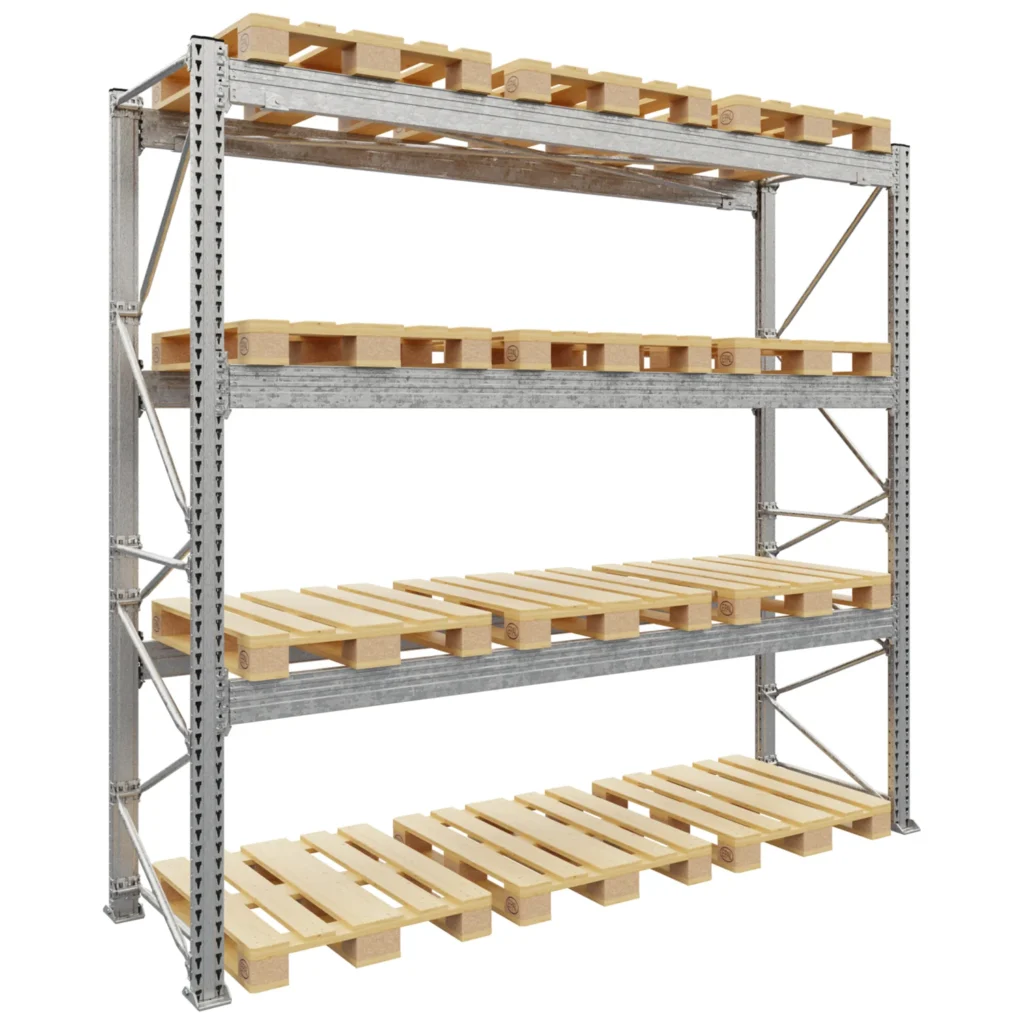 Regał paletowy magazynowy