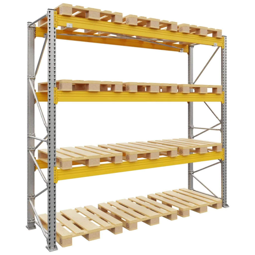 Regał paletowy magazynowy