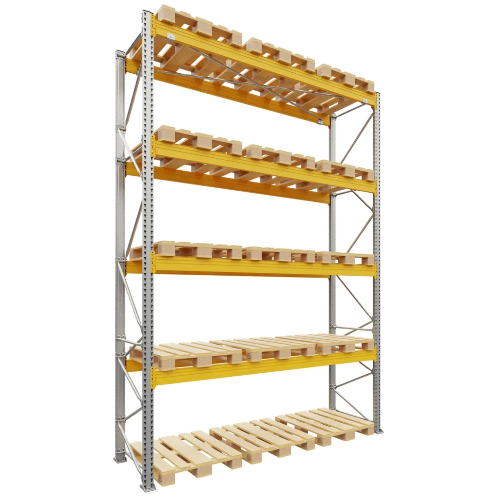 Regał do składowania palet euro