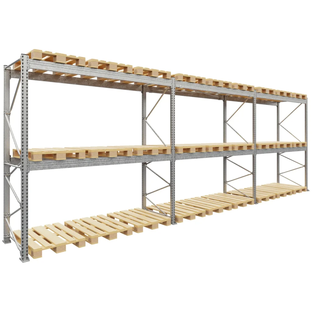 Regał paletowy magazynowy