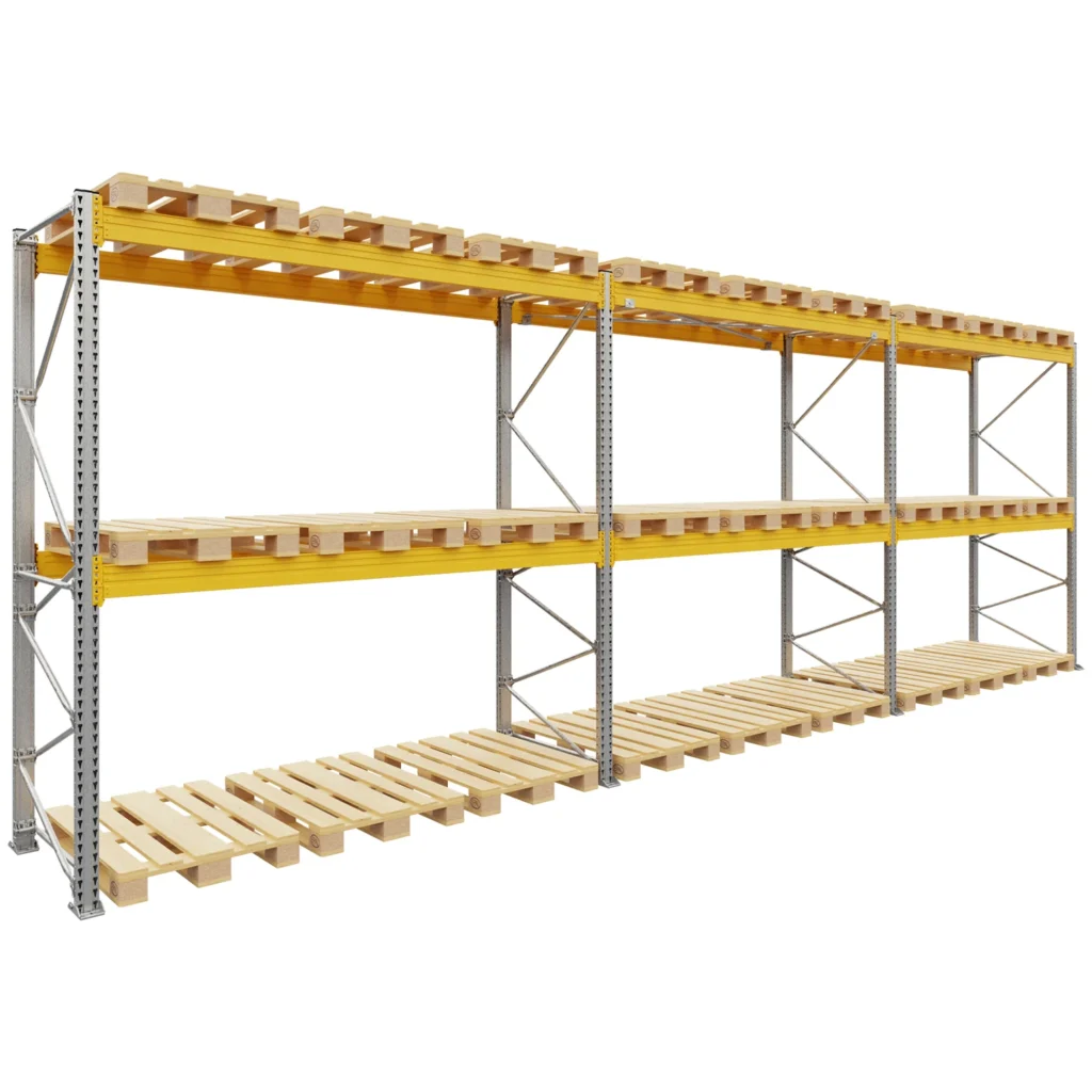 Regał paletowy magazynowy