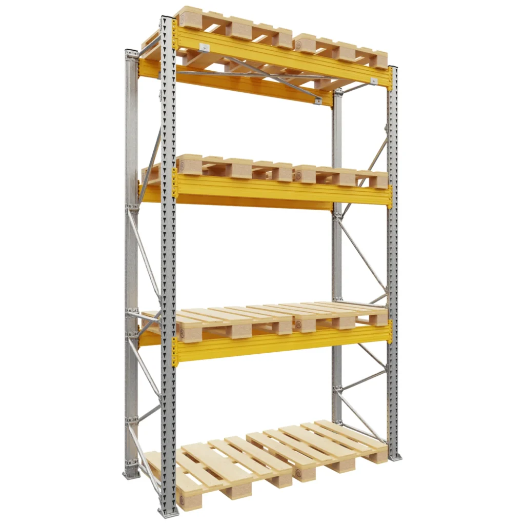 Regał paletowy ze stali