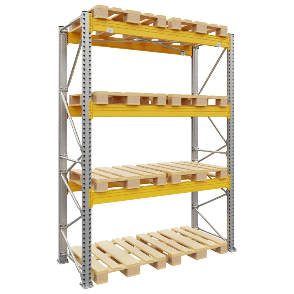 Regał paletowy magazynowy