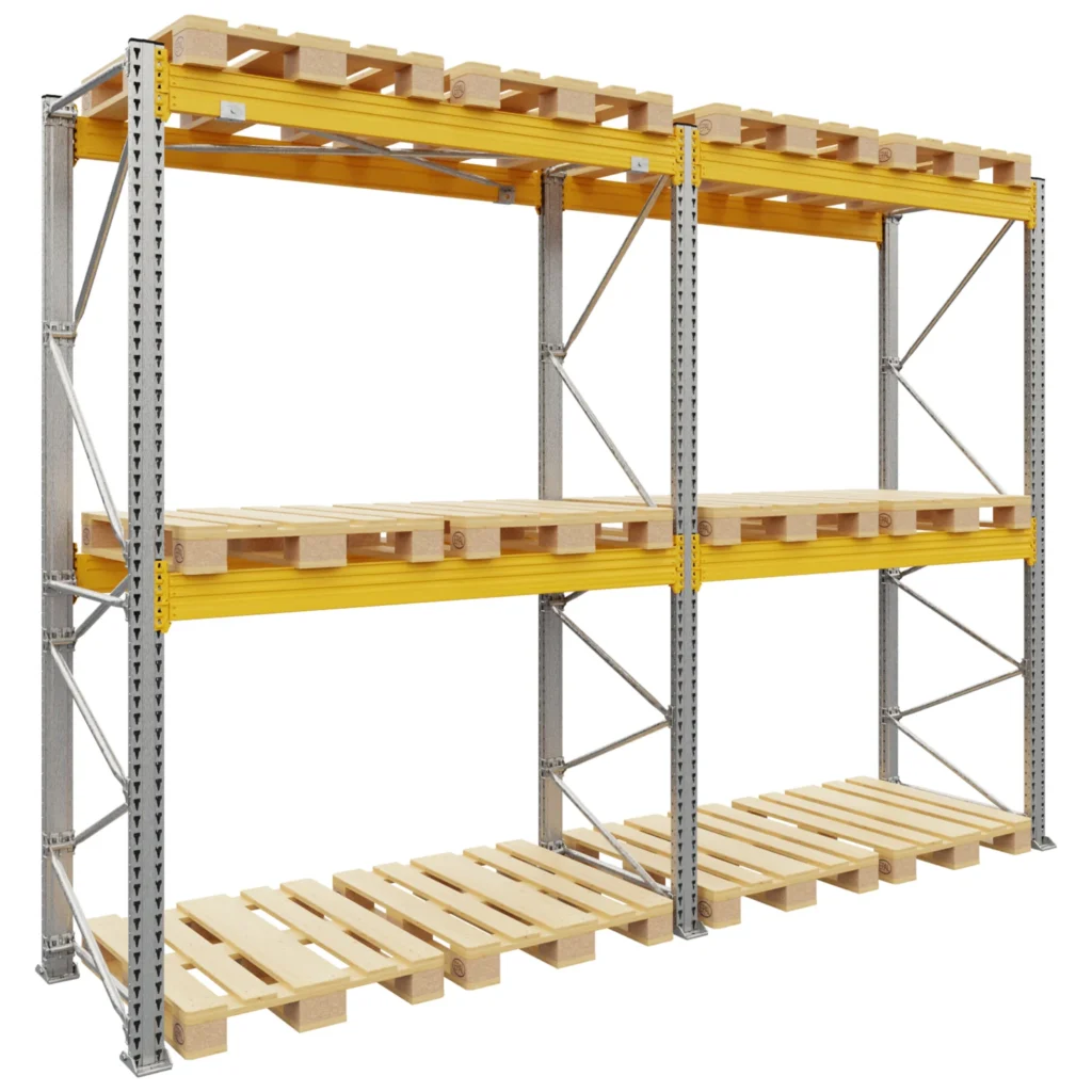 Regał paletowy magazynowy