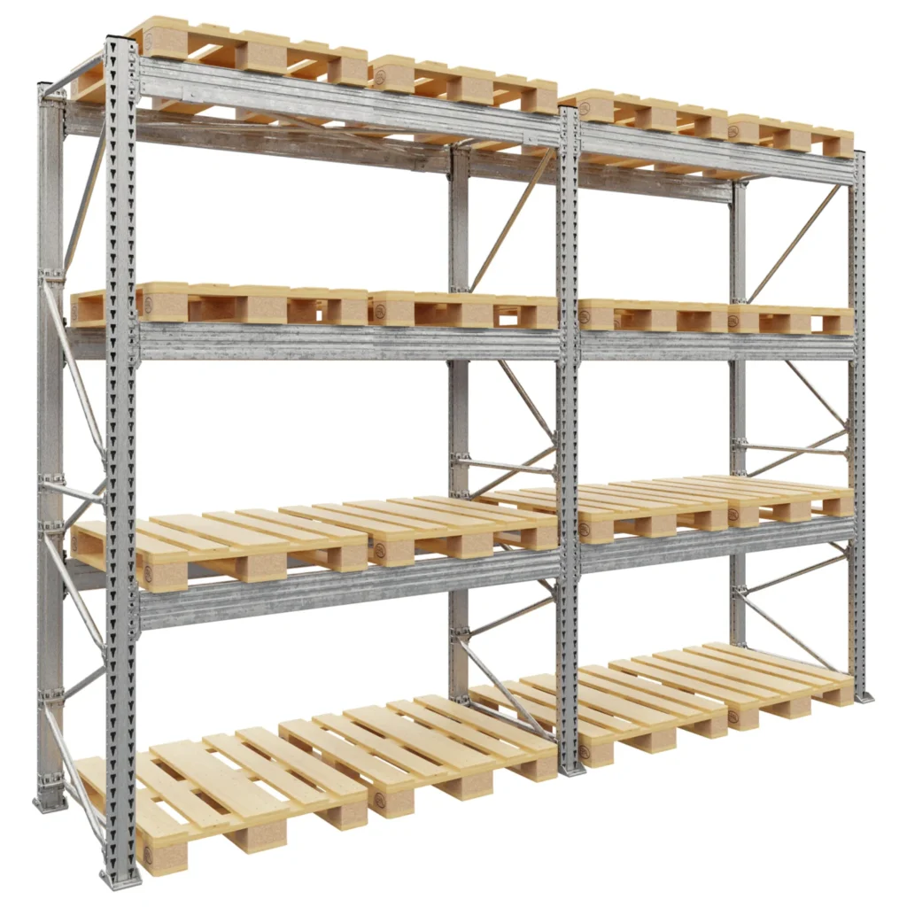 Regał paletowy magazynowy