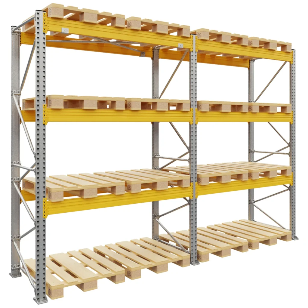 Regał paletowy magazynowy