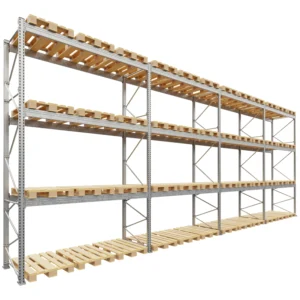 Regał wysokiego składowania na palety